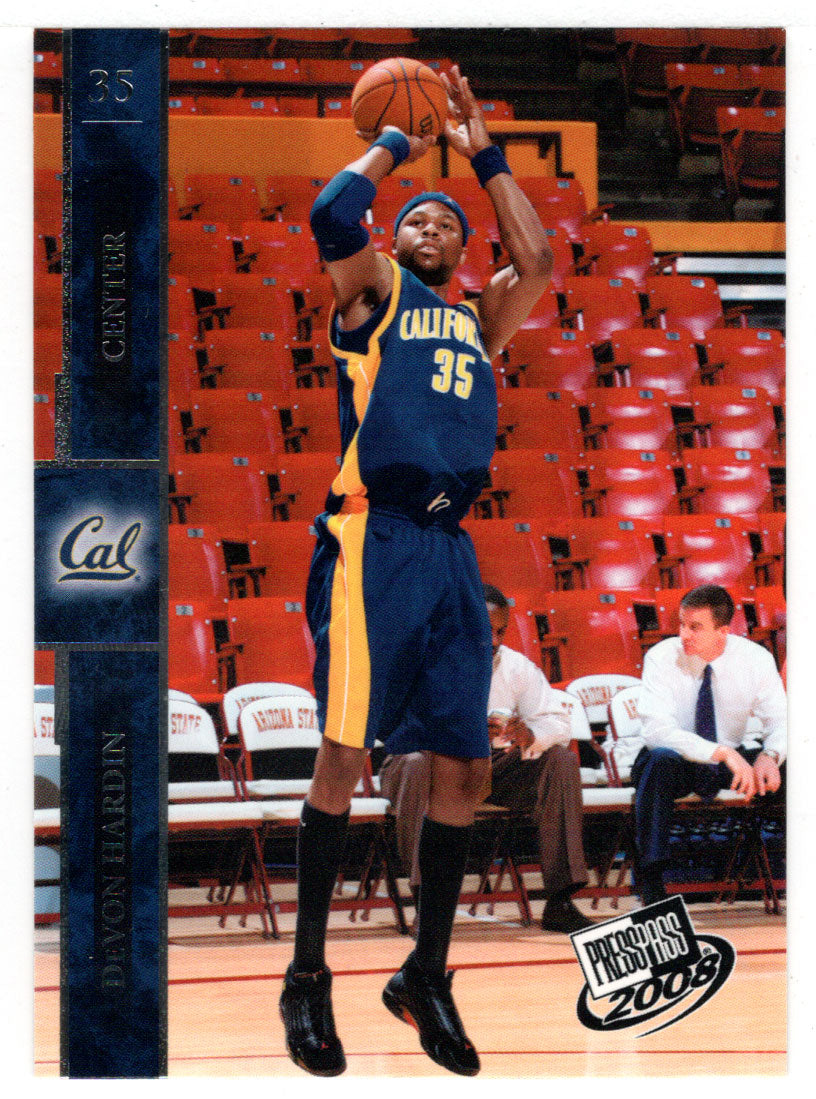 DeVon Hardin - California Golden Bears (NCAA - NBA Basketball Card) 2008 Press Pass # 13 Mint