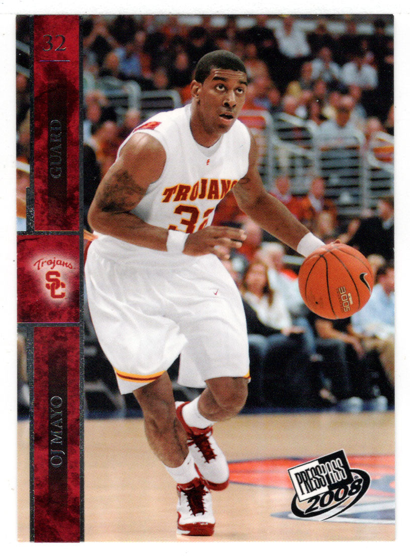 O.J. Mayo - USC Trojans (NCAA - NBA Basketball Card) 2008 Press Pass # 25 Mint