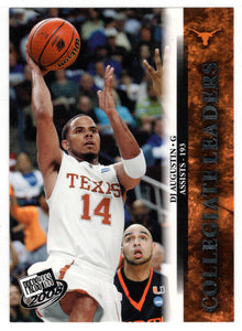 D.J. Augustin - Texas Longhorns - Collegiate Leaders (NCAA - NBA Basketball Card) 2008 Press Pass # 39 Mint