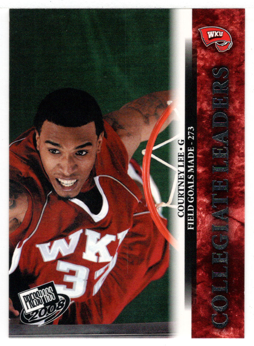 Courtney Lee - Western Kentucky Hilltoppers - Collegiate Leaders (NCAA - NBA Basketball Card) 2008 Press Pass # 43 Mint