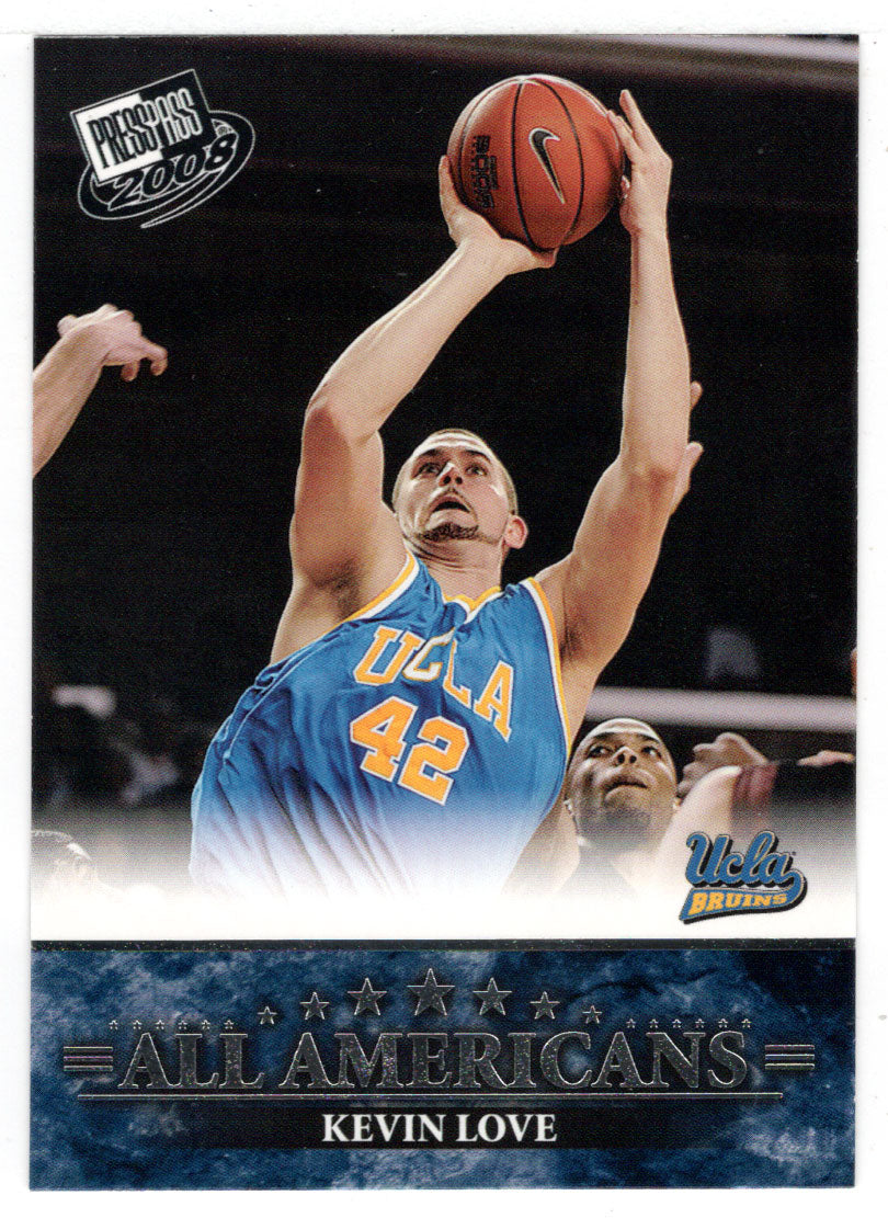 Kevin Love - UCLA Bruins - All Americans (NCAA - NBA Basketball Card) 2008 Press Pass # 48 Mint