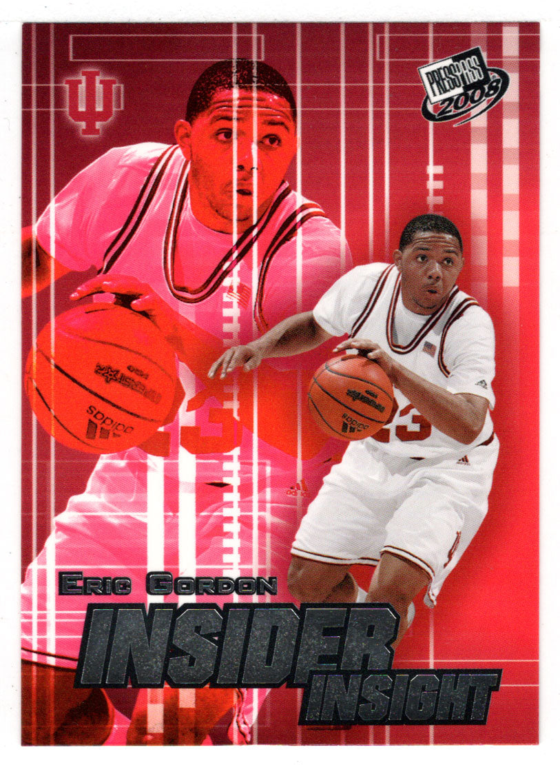 Eric Gordon - Indiana Hoosiers - Insider Insight (NCAA - NBA Basketball Card) 2008 Press Pass # II-4 Mint