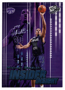 Michael Beasley - Kansas State Wildcats - Insider Insight BLUE (NCAA - NBA Basketball Card) 2008 Press Pass # II-1 Mint