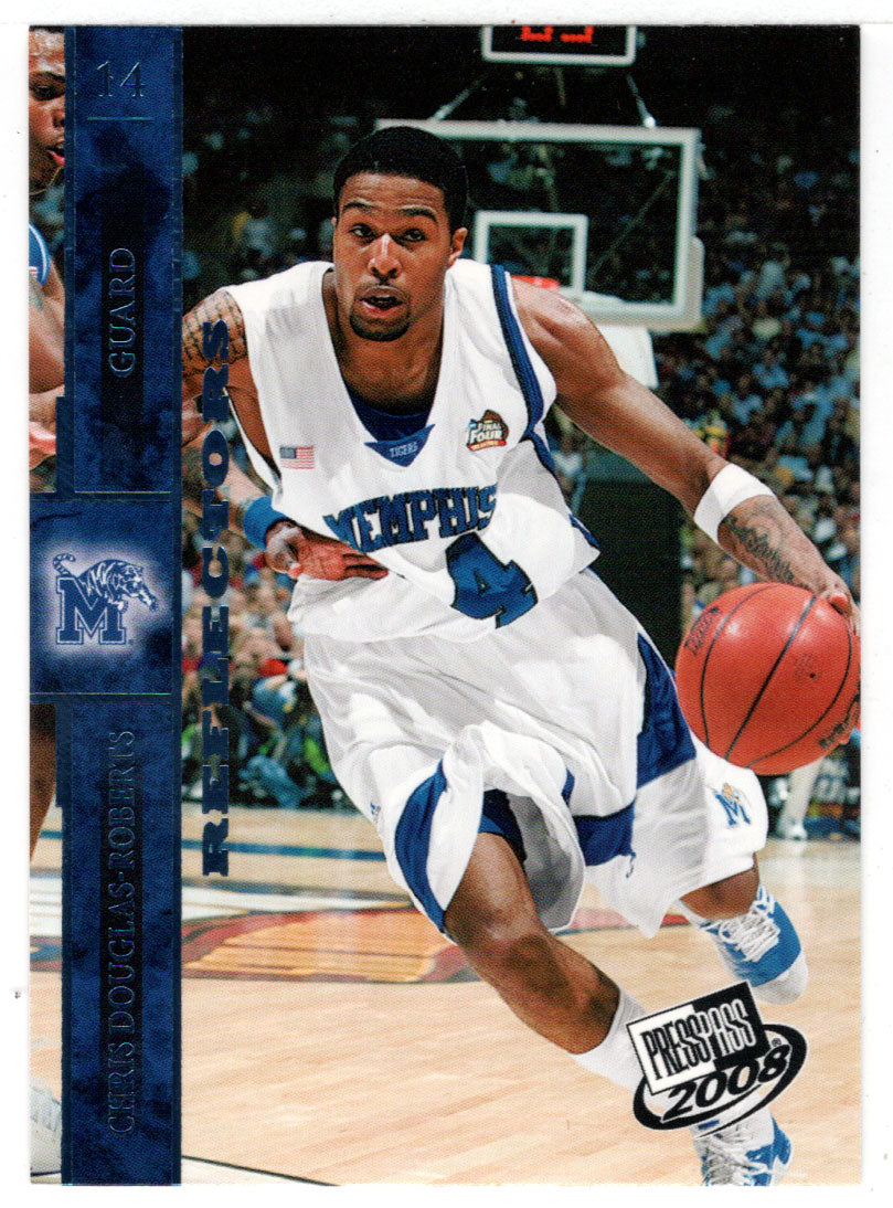 Chris Douglas-Roberts - Memphis Tigers - Reflectors (NCAA - NBA Basketball Card) 2008 Press Pass # 6 Mint