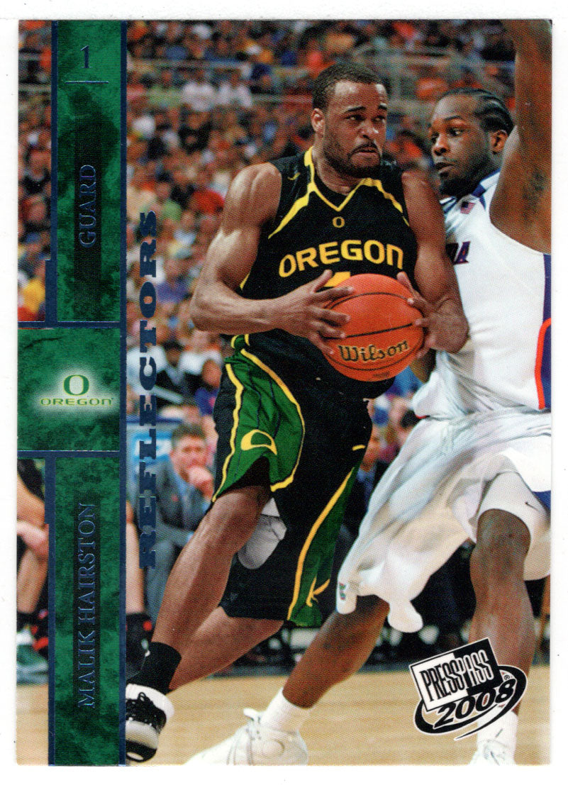 Malik Hairston - Oregon Ducks - Reflectors (NCAA - NBA Basketball Card) 2008 Press Pass # 12 Mint