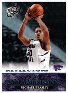 Michael Beasley - Kansas State Wildcats - Reflectors - All Americians (NCAA - NBA Basketball Card) 2008 Press Pass # 47 Mint