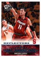 Brook Lopez - Stanford Cardinal - Reflectors - All Americians (NCAA - NBA Basketball Card) 2008 Press Pass # 54 Mint