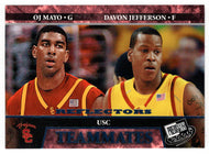 O.J. Mayo - Davon Jefferson - USC Trojans - Reflectors - Teammates (NCAA - NBA Basketball Card) 2008 Press Pass # 59 Mint