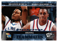 Brandon Rush - Mario Chalmers - Kansas Jayhawks - Reflectors - Teammates (NCAA - NBA Basketball Card) 2008 Press Pass # 60 Mint