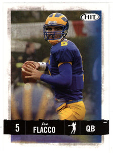 Joe Flacco - Delaware Fightin' Blue Hens (NFL - NCAA Football Card) 2008 Sage Hit # 5 Mint