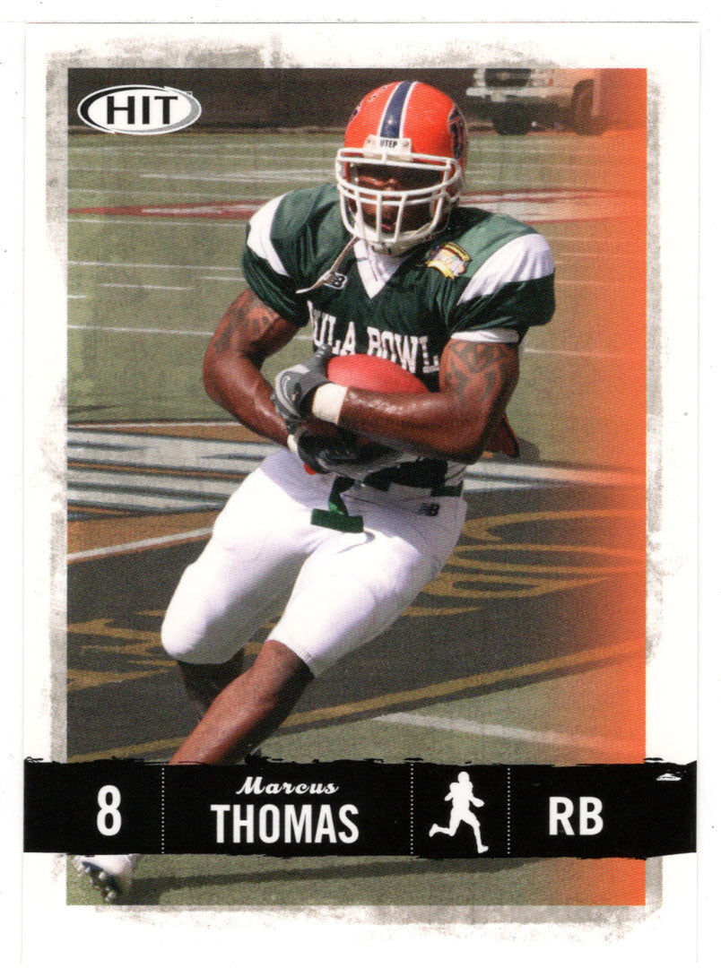 Marcus Thomas - UTEP Miners (NFL - NCAA Football Card) 2008 Sage Hit # 8 Mint