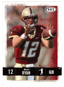 Matt Ryan - Boston College Eagles (NFL - NCAA Football Card) 2008 Sage Hit # 12 Mint
