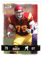 Sam Baker - USC Trojans (NFL - NCAA Football Card) 2008 Sage Hit # 15 Mint