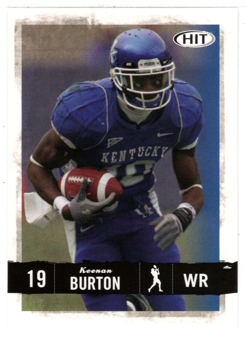 Keenan Burton - Kentucky Wildcats (NFL - NCAA Football Card) 2008 Sage Hit # 19 Mint