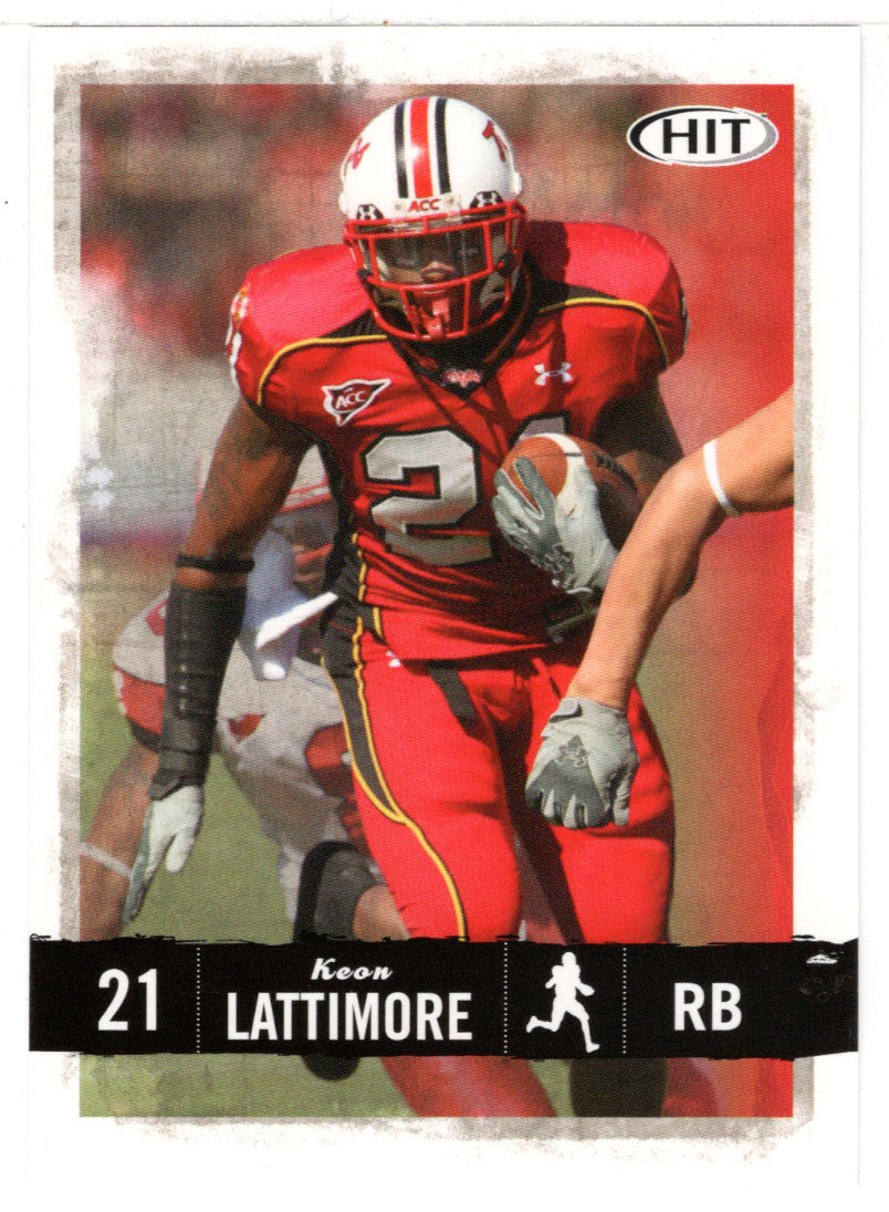 Keon Lattimore - Maryland Terrapins (NFL - NCAA Football Card) 2008 Sage Hit # 21 Mint