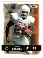 Jamaal Charles - Texas Longhorns (NFL - NCAA Football Card) 2008 Sage Hit # 25 Mint