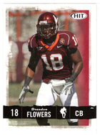 Brandon Flowers - Virginia Tech Hokies (NFL - NCAA Football Card) 2008 Sage Hit # 41 Mint