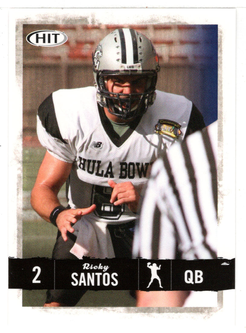 Ricky Santos - New Hampshire Wildcats (NFL - NCAA Football Card) 2008 Sage Hit # 43 Mint
