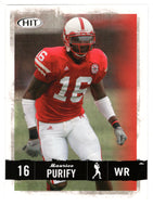 Maurice Purify - Nebraska Cornhuskers (NFL - NCAA Football Card) 2008 Sage Hit # 46 Mint