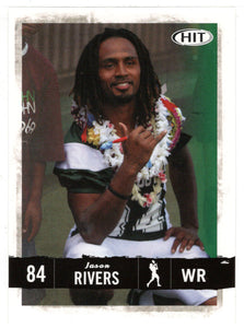 Jason Rivers - Hawaii Rainbow Warriors (NFL - NCAA Football Card) 2008 Sage Hit # 48 Mint