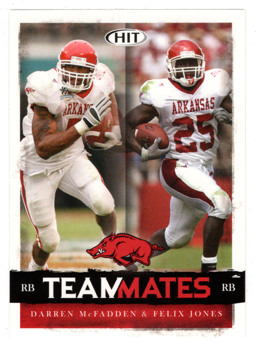 Darren McFadden - Felix Jones - Arkansas Razorbacks - TeamMates (NFL - –  PictureYourDreams