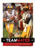 Matt Flynn - JaMarcus Russell - LSU Tigers - TeamMates (NFL - NCAA Football Card) 2008 Sage Hit # 54 Mint