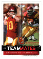 John David Booty - Fred Davis - USC Trojans - TeamMates (NFL - NCAA Football Card) 2008 Sage Hit # 60 Mint