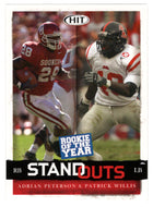 Adrian Peterson - Patrick Willis - Stand Outs (NFL - NCAA Football Card) 2008 Sage Hit # 67 Mint