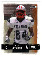 Paul Raymond - Brown Bears (NFL - NCAA Football Card) 2008 Sage Hit # 71 Mint