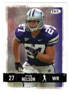 Jordy Nelson - Kansas State Wildcats (NFL - NCAA Football Card) 2008 Sage Hit # 72 Mint