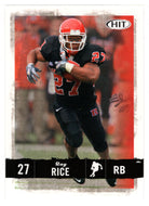 Ray Rice - Rutgers Scarlet Knights (NFL - NCAA Football Card) 2008 Sage Hit # 73 Mint