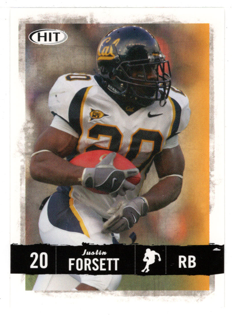 Justin Forsett - California Golden Bears (NFL - NCAA Football Card) 2008 Sage Hit # 77 Mint