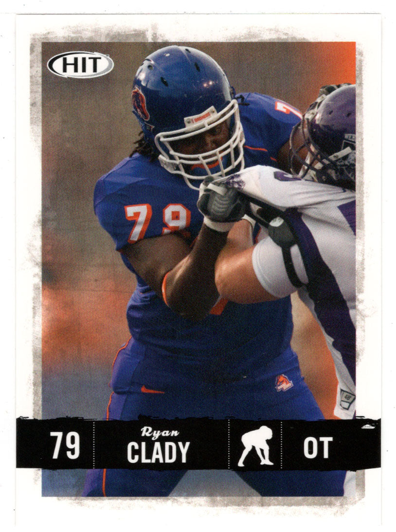 Ryan Clady - Boise State Broncos (NFL - NCAA Football Card) 2008 Sage Hit # 79 Mint