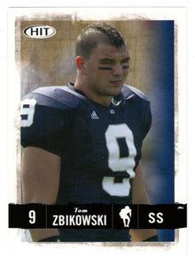 Tom Zbikowski - Notre Dame Fighting Irish (NFL - NCAA Football Card) 2008 Sage Hit # 91 Mint