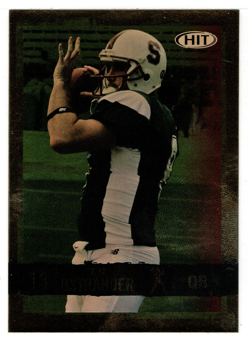 T.C. Ostrander - Stanford Cardinal - GOLD (NFL - NCAA Football Card) 2008 Sage Hit # 13 Mint