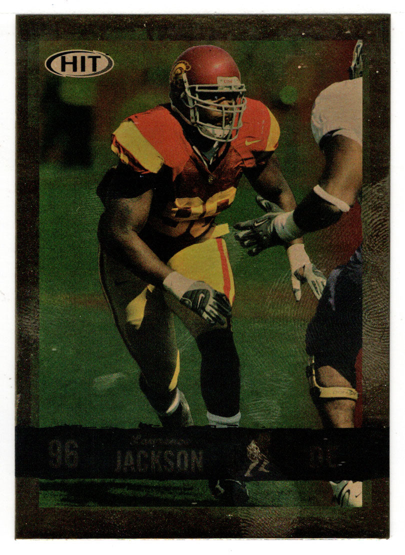 Lawrence Jackson - USC Trojans - GOLD (NFL - NCAA Football Card) 2008 Sage Hit # 36 Mint