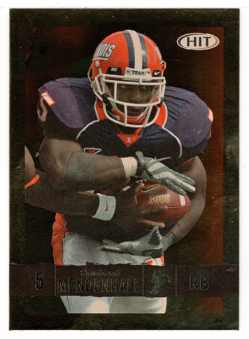 Rashard Mendenhall - Illinois Fighting Illini - GOLD (NFL - NCAA Football Card) 2008 Sage Hit # 95 Mint