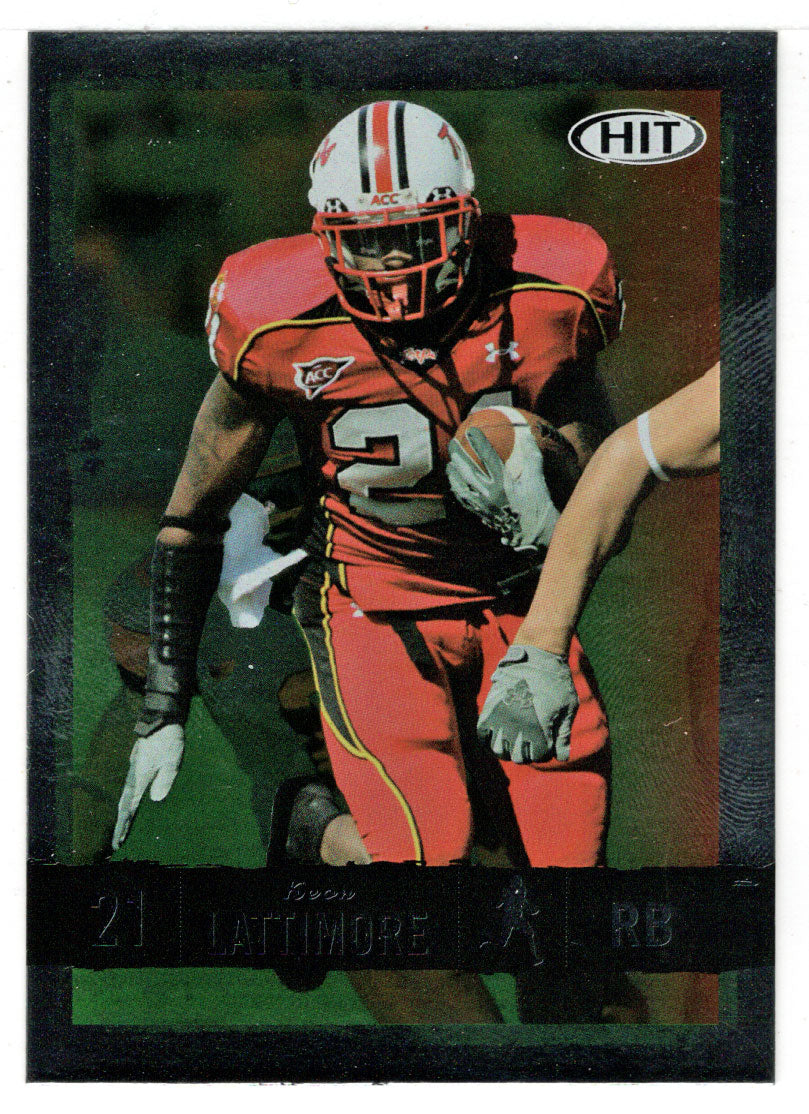 Keon Lattimore - Maryland Terrapins - SILVER (NFL - NCAA Football Card) 2008 Sage Hit # 21 Mint