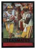 Matt Flynn - Jamarcus Russell - LSU Tigers - TeamMates - SILVER (NFL - NCAA Football Card) 2008 Sage Hit # 54 Mint