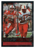 Brian Brohm - Michael Bush - Louisville Cardinals - TeamMates - SILVER (NFL - NCAA Football Card) 2008 Sage Hit # 55 Mint