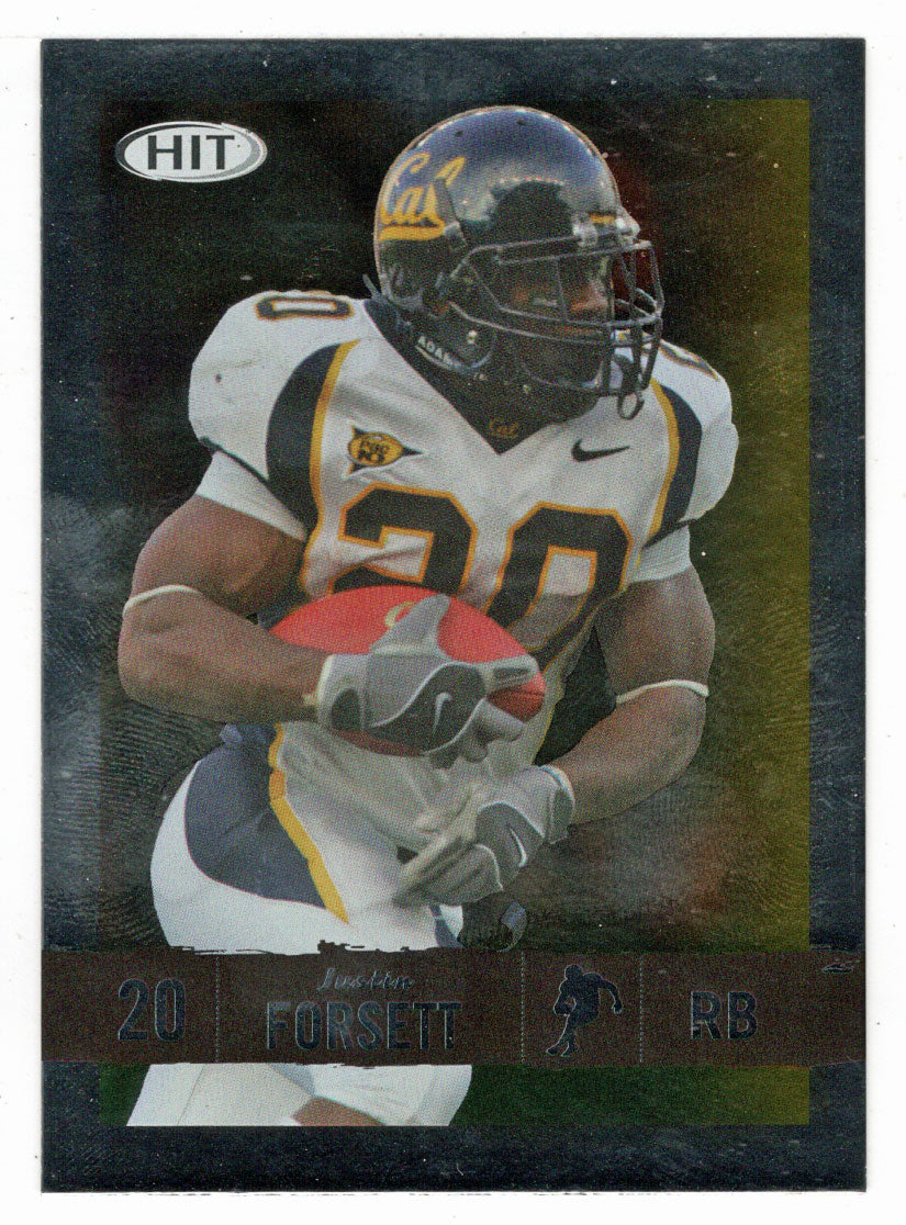 Justin Forsett - California Golden Bears - SILVER (NFL - NCAA Football Card) 2008 Sage Hit # 77 Mint