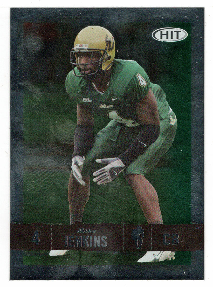 Mike Jenkins - South Florida Bulls - SILVER (NFL - NCAA Football Card) 2008 Sage Hit # 96 Mint