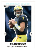 Chad Henne - Michigan Wolverines - Saturday Colors (NFL - NCAA Football Card) 2008 Sage Hit # S-3 Mint