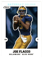 Joe Flacco - Delaware Fightin' Blue Hens - Saturday Colors (NFL - NCAA Football Card) 2008 Sage Hit # S-4 Mint