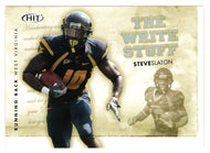 Steve Slaton - West Virginia Mountaineers - The Write Stuff (NFL - NCAA Football Card) 2008 Sage Hit # WS-10 Mint