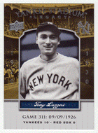 Tony Lazzeri - New York Yankees (MLB Baseball Card) 2008 Upper Deck Yankee Stadium Legacy Collection # 311 Mint