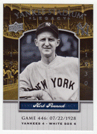 Herb Pennock - New York Yankees (MLB Baseball Card) 2008 Upper Deck Yankee Stadium Legacy Collection # 446 Mint