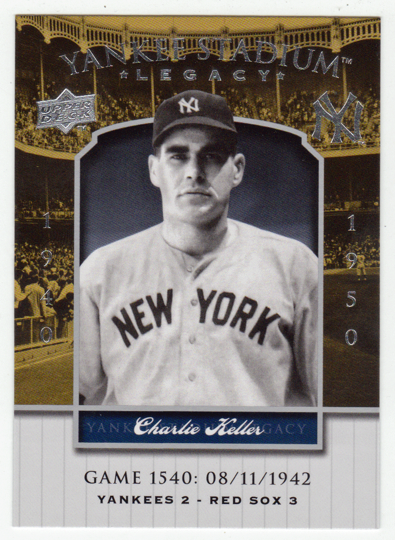 Charlie Keller - New York Yankees (MLB Baseball Card) 2008 Upper Deck Yankee Stadium Legacy Collection # 1540 Mint