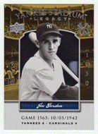 Joe Gordon - New York Yankees (MLB Baseball Card) 2008 Upper Deck Yankee Stadium Legacy Collection # 1565 Mint