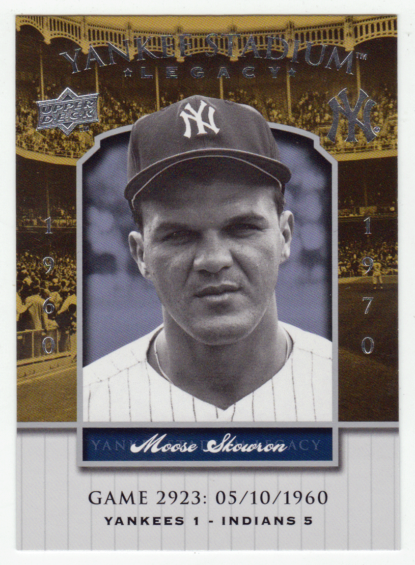 Moose Skowron - New York Yankees (MLB Baseball Card) 2008 Upper
